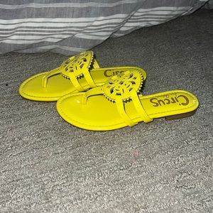 Sam Edelman Yellow Canyon Medallion Sandals
